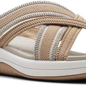 Women's Sandal Fabric Slip On Comfort EVA Footbed Summer Casual 10